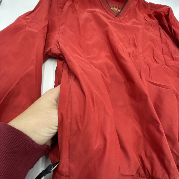 IZOD X-treme Function Golf Wear Size Medium Performance Enhanced Red Mens #C345 - Picture 8 of 12
